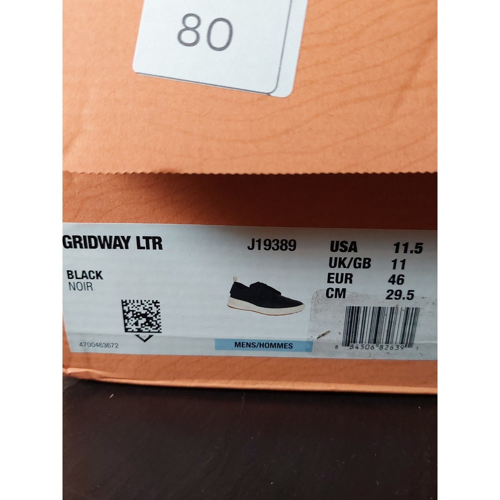 Merrell Men's Gridway Black Pebbled Leather/Suede Shoes J19389 Sz 11.5M NEW $120 - Picture 7 of 10